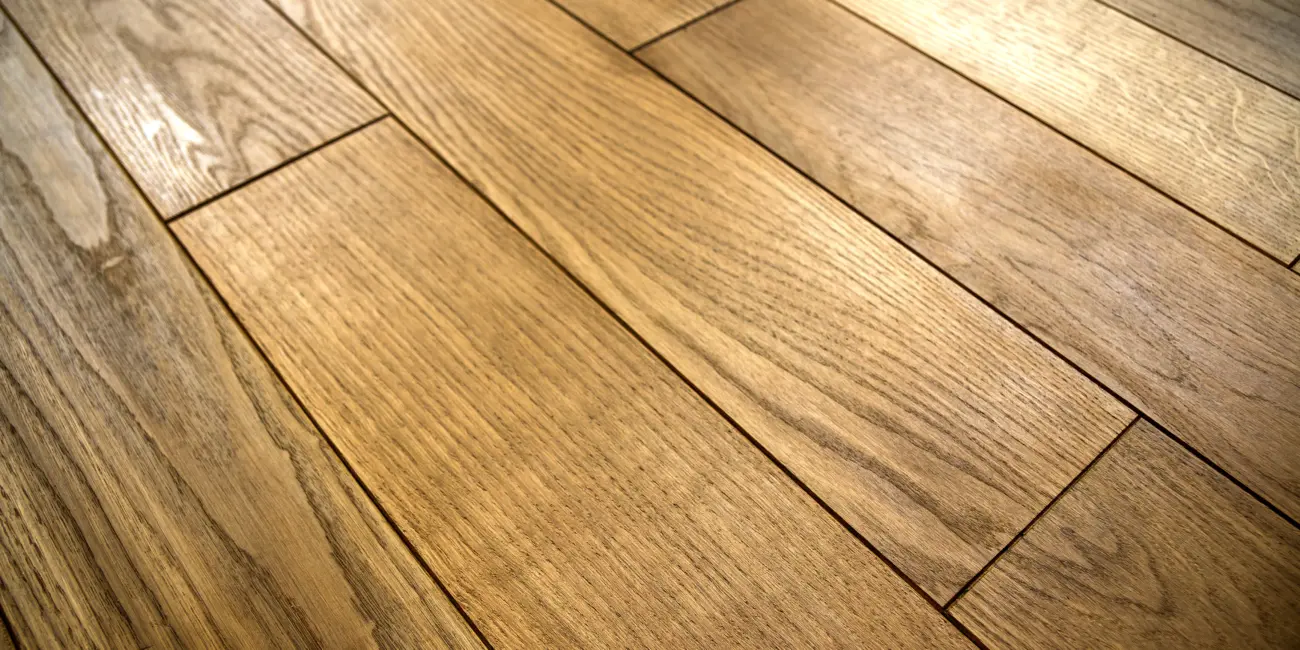 Close up of hard wood flooring