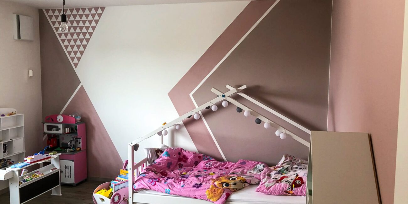Kinder zimmer Bunt Gestrichen